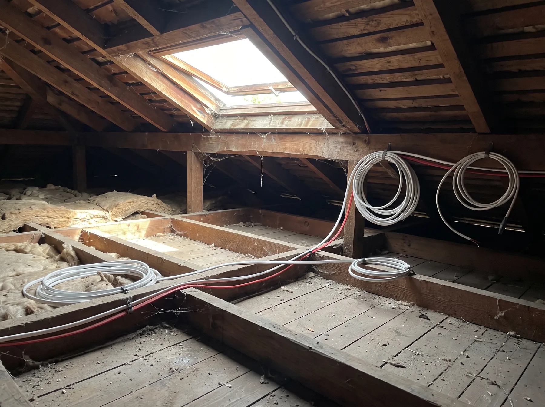 Electrical work during a home renovation